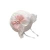 Gorro de bebé de primavera y otoño, fino, para niña, princesa, de algodón, parasol, gorro de extensión uterina neonatal, gorro de protección fetal con salmuera.