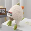 Gorro Infantil para Otoño e Invierno, Lindo y Adorable Gorro de Lana Tejida para Niños, Grueso y Cálido con Protección para los Oídos a Prueba de Viento para Niñas