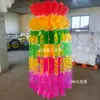 Linternas de papel Qingming, linternas de papel ecológicas, artículos para funerales y memoriales, linternas para ceremonias fúnebres blancas, linternas para visitar tumbas y linternas coloridas para ofrendas en tumbas
