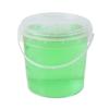 Cubo de Comida 1kg Cubo de Plástico Cubo de Almacenamiento Cubo Portátil Cubo Redondo Pequeño Cubo para Gelatina con Etiqueta Dentro de la Película para Uso Doméstico