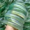 Pulseira de jade de alta qualidade feita de material de jade fino, joia requintada, pulseira redonda genuína feita de material de jade fino, acessórios de jadeite no atacado
