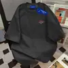 Camiseta Personalizada de Algodão Puro Pesado Estilo Street Versátil Manga Curta para Homens e Mulheres, Verão Solta Modeladora Gola Redonda Comprimento Médio Ins