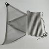 Soporte Portátil Plegable para Fogata al Aire Libre Trípode Acero Inoxidable Soporte para Colgar Ollas Estante para Leña de Camping Campamento al Aire Libre
