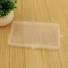 Caixa de plástico transparente pp caixa de armazenamento retangular joias de plástico acessórios de telefone móvel caixa de armazenamento de equipamentos de pesca caixa organizadora