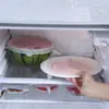 Conjunto de 6 Peças de Tampa de Silicone para Conservar Alimentos, Tampa de Silicone Elástica à Prova de Poeira e Vazamentos para Tigelas, Plástico Filme de Vedação para Geladeira e Micro-ondas