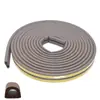 Tira selladora para grietas de puerta tipo D 9*6 a prueba de viento para ventana aislamiento acústico para grietas de puerta tira de goma para puerta y ventana tira de goma para puerta de entrada