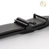 Cinturón para hombre Hebilla automática sin dientes Cinturón de aviación Sello de cintura ancho para hombre Negocios casual Todo combina Mediana edad y jóvenes en stock Cinturón