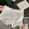 Pantalones cortos de seguridad y ropa interior 2 en 1, bóxers anticosturas para mujer, entrepierna de seda helada sin costuras, estilo fino de verano