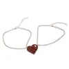 Pulsera de Bloques de Construcción para Pareja BFF Pulsera de Bloques de Construcción Dividida Pulsera con Colgante Creativo de Amistad Amor Equipo
