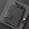Moda de lapela alta camisola de lã pura moda de negócios leve engrossado camisa de assentamento quente 23 outono e inverno Nova camisola