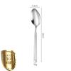 Vajilla de columna romana de acero inoxidable 304 transfronteriza, cuchillo y tenedor para carne, para hotel, hogar, postre, fruta, tenedor, cuchara de café