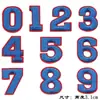 Carimbo de bordado para passar a ferro com cores 0-9 adesivos digitais de tecido acessórios de vestuário outono e inverno adesivos de bordado mais vendidos adesivos de patch DIY