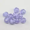 Cuentas de Ábaco de Vidrio de Colores Puntos de Arcoíris Hechas a Mano Accesorios de Cuentas Hechos a Mano para Hacer Joyería
