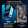 Soporte para teléfono de coche, TOPK Soporte universal para teléfono con bloqueo automático mejorado con clip de gancho para rejilla de ventilación de coche para iPhone Samsung