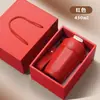 Taza de café aislada de acero inoxidable con degradado, octagonal, alto valor estético, taza de agua portátil para mujer, medición inteligente de temperatura, regalo personalizable