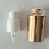 Bomba de Pó com 18 Dentes e Bico de Spray Externo, Tampa Externa Dourada com Banho UV, Cabeça de Bomba Pressora para Base/Líquido Venda por Atacado