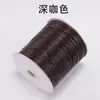 Cordón de Cera Coreano Cordón Redondo de Cera Hecho a Mano DIY Cuerda para Tejer Collar Pulsera Colgante Correa para Lanyard Cuerda de Mano para Tejer Resistente al Desgaste Cordón de Cuero