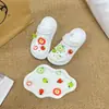Moda Nuevo 3D Transparente Hielo Manzana Lindo Juguete de Peluche Accesorios para Zuecos, Encantos Desmontables Lindos para Zapatos DIY