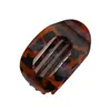 Novo Modelo 2025 10cm Extra Grande Presilha de Garra para Cabelo Estampa de Leopardo para Mulheres, Acessório de Cabelo Redondo para Penteados Updo, Presilha Tubarão, Grampo de Cabelo