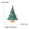 Europa e Estados Unidos transfronteiriço liga criativa esmalte árvore de Natal broche feriado de Natal roupas masculinas e femininas corpete jóias pinos