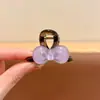 Pinza de Garra Pequeña con Strass de Estrella de Cinco Puntas en Forma de Corazón para Mujer, Pinza de Garra Exquisita de Gama Alta para Medio Cabello, Accesorio para el Cabello Tipo Pinza de Tiburón