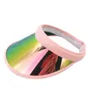 Sombrero retráctil de estilo coreano para mujer, con parte superior vacía, para el sol, para verano, para playa, con función UV para hombre