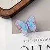 Clipes de Papel Coloridos Desenho Animado Borboleta de Alta Aparência Acrílico Dupla Face PP Multi-Funcional Livro de Informações do Aluno Clip de Papelaria
