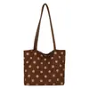 Bolso de hombro estilo coreano con estampado de lunares en PU, colección otoño/invierno 2026, bolso tote de gran capacidad para mujer, adecuado para el trabajo y los desplazamientos, también una mochila para estudiantes