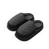 Nuevas zapatillas de algodón de invierno para hombre, adecuadas para usar en exteriores, antibacterianas, resistentes al olor, de suela gruesa, antideslizantes, con una sensación cómoda, zapatillas cerradas de felpa cálida