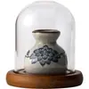 Estação de Carga Exclusiva Cerâmica Retrô Criativa Mini Fofo Porta Palitos com Tampa Armazenamento Decorativo Recipiente para Gelo Seco