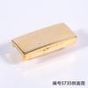 Hebilla decorativa cuadrada de 20 mm de largo, hebilla de pasador para equipaje, zapatos, accesorios de ropa, flor para zapatos, placa con nombre de marca, cartera al por mayor