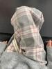 Pantalones a cuadros grises para niños, otoño e invierno, forrados de vellón, gruesos, de cintura alta, dosificación, retro, casuales, rectos, pernera ancha de lana