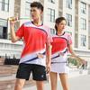 Traje de bádminton nuevo de verano para hombres y mujeres, ropa de equipo de entrenamiento de competición deportiva, pantalones de manga corta, falda, venta al por mayor