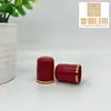 Tapa de Plástico Roja de 20 Dientes con Borde Dorado Tapa para Botella de Loción Hidratante Aceite Esencial Esencia Loción