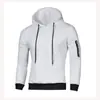 Llegada Nueva Sudadera con Capucha Jacquard de Manga Larga para Hombre Sudadera con Capucha de Color Cálido Chaqueta