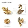 Broche para Terno, Fecho de Borboleta, Animal Cravejado de Diamantes, Coruja, Cisne, Nota Musical, Acessórios de Roupa, Laço, Acessórios de Moda