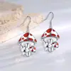 Pendientes divertidos y creativos de koala con forma de hongo, personalidad, moda, versátiles, lindos, de dibujos animados, nuevos, regalo conmemorativo