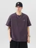 Ropa para Hombre Fengshe / Camiseta de manga corta con estampado pesado estilo americano para hombre, nuevo modelo de verano, corte holgado, talla grande, algodón puro, top de cuello redondo