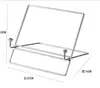 Soporte Metálico para Tableta Escritorio Soporte Perezoso Forjado Hierro Soporte de Aprendizaje Portátil Soporte de Lectura Estilo Ins
