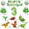 Nuevo globo de dinosaurio versión Q lindo decoración de fiesta temática de dinosaurio Corona cumpleaños infantil caricatura globo de aluminio