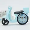 Versión coreana de reloj de mesa de péndulo creativo despertador de motocicleta despertador para estudiantes suministro de papelería artículos de uso diario al por mayor