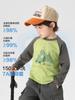 Camiseta de Manga Larga de Algodón Puro Estilo Europeo para Niños Otoño Ropa Infantil Ropa para Niños Pequeños Bebé Camiseta Básica Primavera y Otoño Top de Otoño