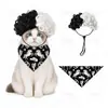 Peruca Afro Divertida Bicolor para Pets Peruca Cacheada de Palhaço Universal para Gatos, Cachorros e Patos para Festas de Feriado e Sessões de Fotos
