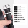 Cinturón de cuero genuino de alta gama para mujer, nuevo accesorio decorativo, cinturón de piel de vaca de capa superior, simple y versátil, en stock desde la fábrica