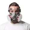 6200 Máscara Antivirus Pintura en Spray Decoración Pulido Polvo Protección Facial para Pulir Pesticida Polvo Químico Polvo Mascarilla para Gases Tóxicos