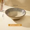 Set de Bol y Plato de Alto Valor Estilo Japonés Vajilla de Cerámica Tazones Caseros Platos Bol para Ramen de Alto Valor Palillos Ama de Casa Moderna
