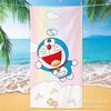 Toalla de Baño de Microfibra para Adulto Doraemon de Dibujos Animados Personalizada para Baño, Natación, Viaje, Portátil, Playa, Deportes