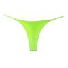 LoDanve nylon gelo seda tanga cintura baixa duplo algodão sem costura T-calças ioga esportes cinta fina roupas íntimas femininas