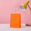 Bolsas Tote em Estoque para Atacado, Sacolas de Papel Kraft, Sacolas para Embalagem de Chá de Leite para Levar, Sacolas de Compras, Sacolas de Presente, Sacolas de Papel, Sacolas de Papel para Casamento