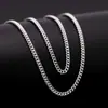 Producto semiacabado de cadena de látigo de plata S925, collar grueso simple de moda, cadena para la clavícula con cadena, venta al por mayor directa de fábrica